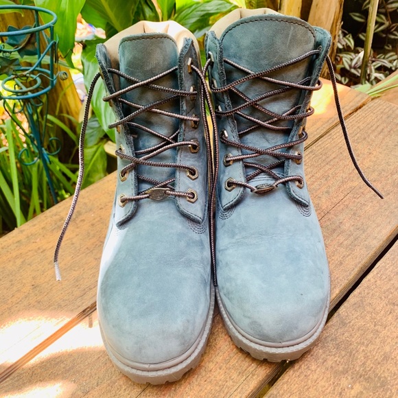 blue timberland boots womens